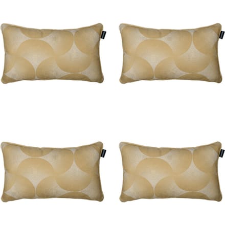 Madison - Sierkussen Napels - Geel - 30x50x10cm - Set van 4