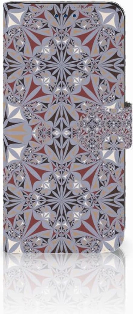 Samsung Galaxy S8 Bookcase Flower Tiles
