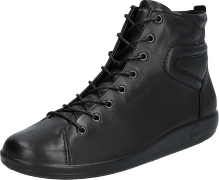 ECCO SOFT 2.0 dames Veterboot - Sneakers - Zwart