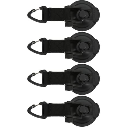 4 STUKS Auto Tent Zuignap Sterk Absorptievermogen Draagbaar Multifunctioneel Heavy Duty Zuignap voor Buitenreizen black