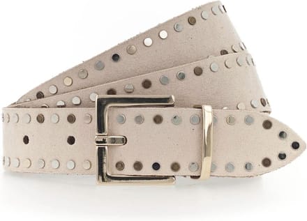 Tamaris Riem Leather Belt W100 Dark Vanilla Beige