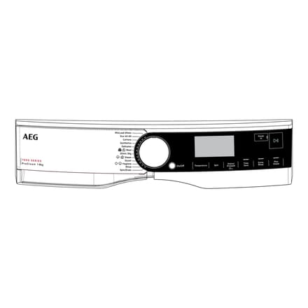 AEG controlepaneel, wit, AEG, EN 140238170033