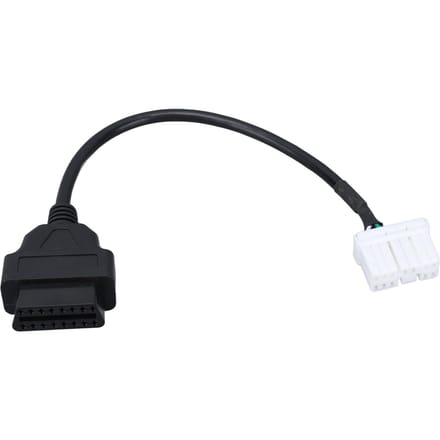 12-pins naar 16-pins adapterkabel Diagnostische connector kabelboom Vervanging voor Tesla Model S 2012 tot 2015 black