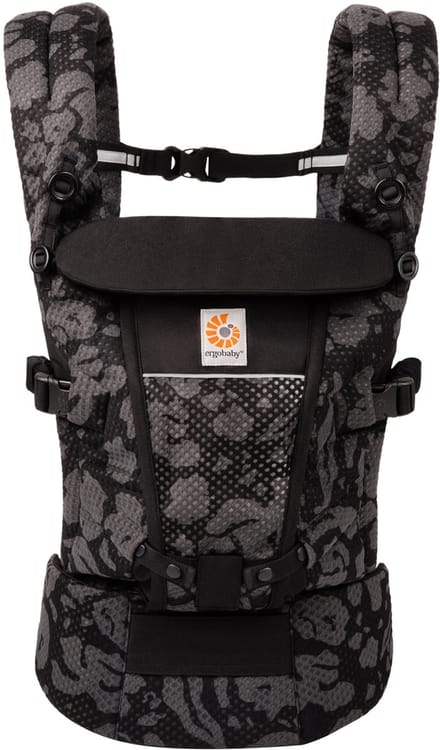 Ergobaby Draagzak Adapt - Soft Flex Mesh - Onyx Blooms