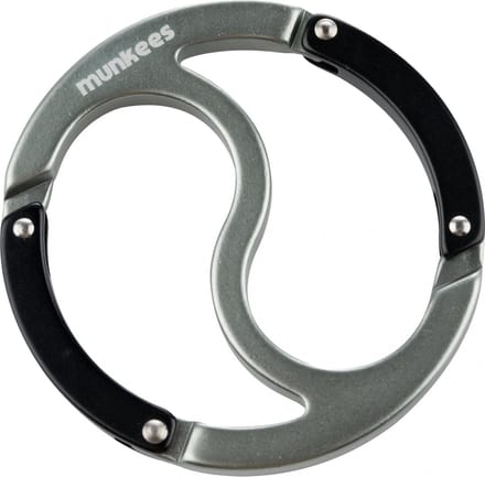 Munkees Karabijnhaak Yin-yang Grijs 6,5 Cm