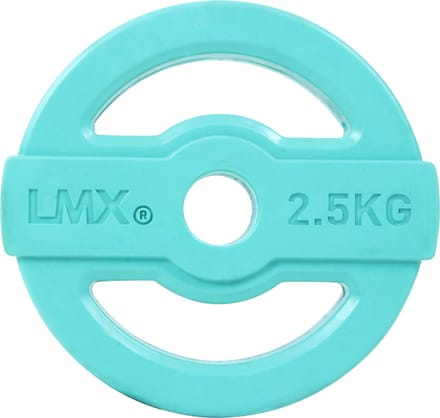 Lifemaxx Studio Pump Disc Halterschijf - 30 mm - 2,5 kg - Blauw/Turquoise