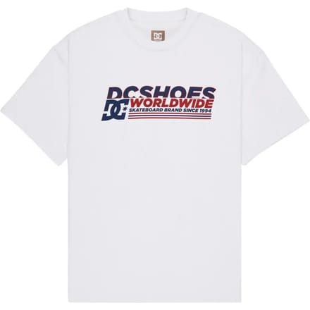 Dc Shoes Queltra T-shirt Met Korte Mouwen Wit L Man