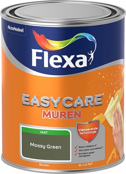 Flexa - Easycare Muren - Mossy Green - Mengverf - 1 L