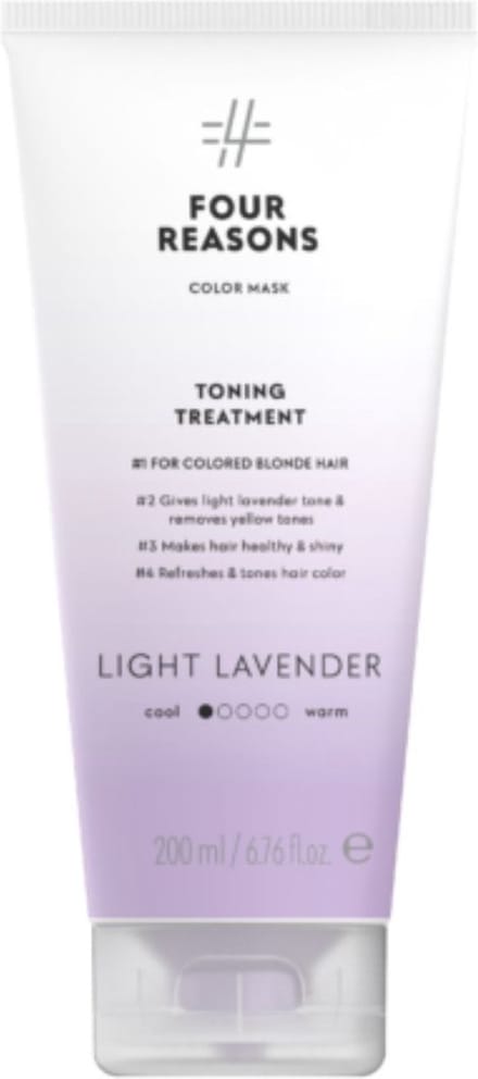 Four Reasons - Color Mask Toning Treatment Light Lavender - 200ml