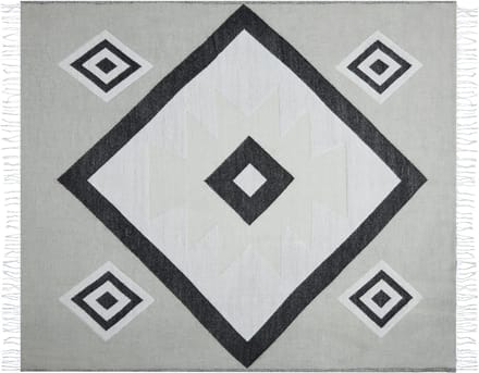 KATTIKE - Plaid - Grijs - 130 x 170 cm - Acryl