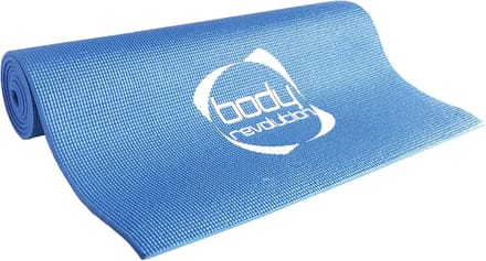 Yogamat - blauw - 6mm dik - antislip onderzijde