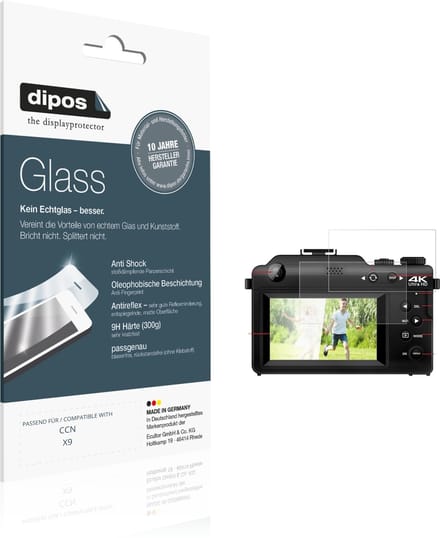 dipos – 2x Matte Pantserfolie geschikt voor CCN X9 | 9H Screenprotector