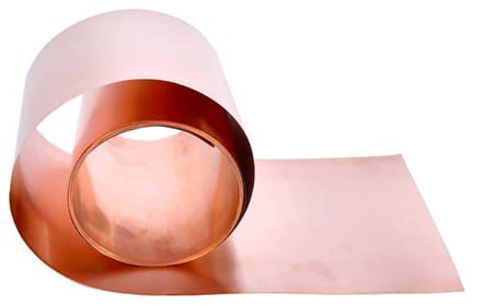 Koperfolie Rol - Metaalplaat - Doe-het-zelf projecten - Goede geleidbaarheid - 3000 mm lengte - Koperkleur