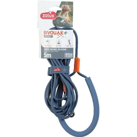 Zolux bvk sleeplijn rond siliconen blauw
