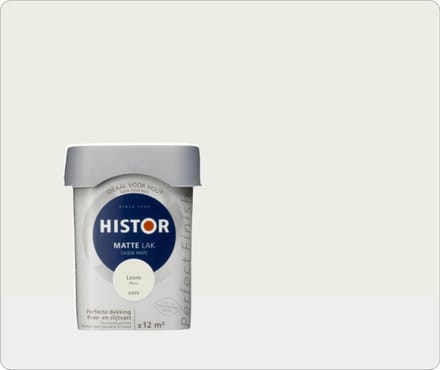Histor Perfect Finish Lak Mat 0,75 liter - Loom