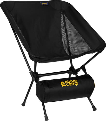 Abbey Camp Campingstoel Opvouwbaar - lichtgewicht & compact - 56 x 56 x 71,5 cm