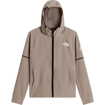 The North Face Mountain Athletic Woven Full Zip Hoodie Junior - Beige, Beige L