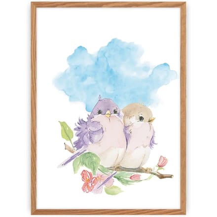Tabel - vogels Yellow Tipi Forest Story