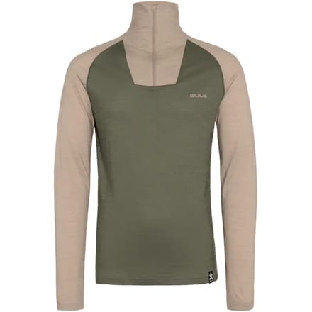 Merino wol 1/2 zip trui Bula Retro