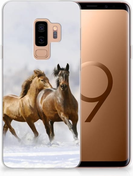 Samsung Galaxy S9 Plus TPU Hoesje Paarden