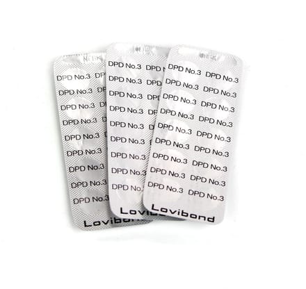 Chloor DPD 3 tabletten voor digitale tester - 100 stuks