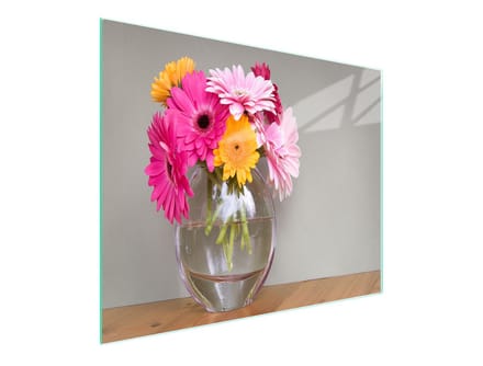 TMK ArtDeko - Snijplank - Glas - 52x30 cm - Bloemenmotief