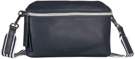 TOM TAILOR schoudertas Orla Stripe Belt Bag Dark Blue donkerblauw