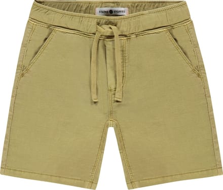 Stains and Stories boys short Jongens Broek - kiwi - Maat 98
