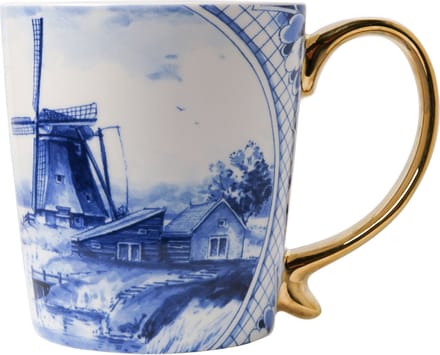 Mok Molen - Goud - Keramiek - 300 ml