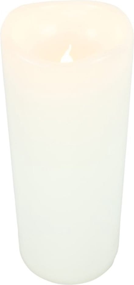 Stompkaars Ø10CM LED ro Metz L wit-L10B10H25CM met timer
