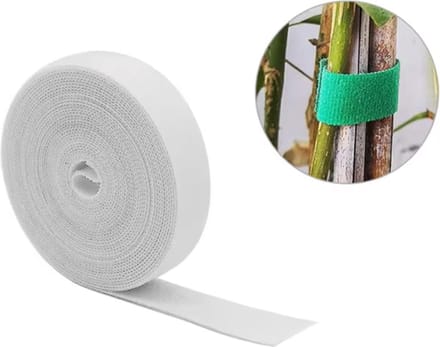 *** De ultieme Kabel Organiser - Kabelbinder - Klittenband - Velcro - 5 meter rol in wit van Heble® ***