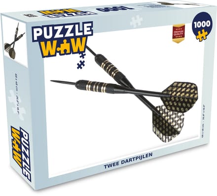 Puzzel Twee dartpijlen - Legpuzzel - Puzzel 1000 stukjes volwassenen