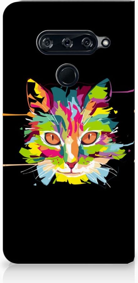 LG V40 Thinq Magnet Case Cat Color