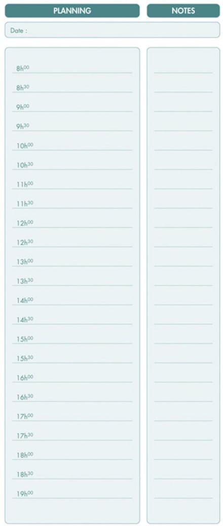 Exacompta Spiraalschrift 29,7x14cm - To do - 125 bladen - - 5380E