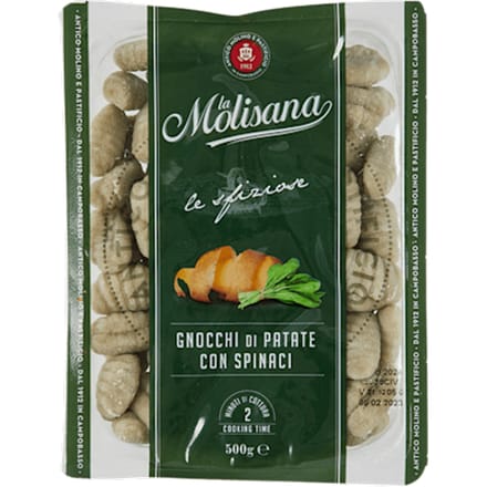 Gnocchi patata con spinaci