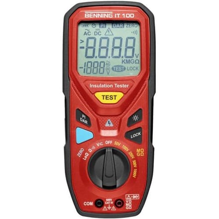 Isolations-/Widerstandsmessgerät IT 100 600 V 300 kΩ-20 GΩ BENNIN...