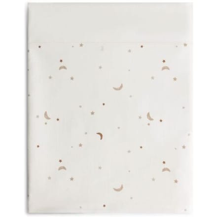 Prénatal wieglaken Ster en Maan Ivory White unisex