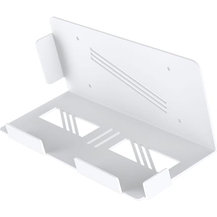 Consolehouder Wandmontage Zwevend Achter TV Wandbeugel voor Gaming Console Controller Koptelefoon wit