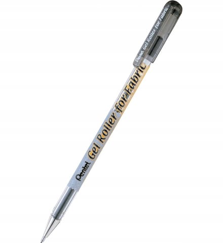 Pentel Gelpen Zwart voor Textiel - 0.8mm Lijn