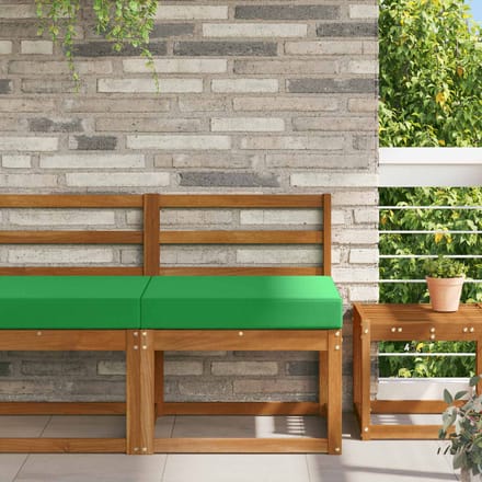 vidaXL - Buitenbankkussen - Polyester - Groen - 60 - x - 60 - cm