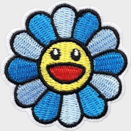Patchy® – Takashi Murakami's Blije Bloem Strijkpatch - Strijkapplicatie - Strijkembleem - Badge - Patches