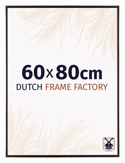 Fotolijst 60x80 cm - Kunststof - Antraciet - Easy