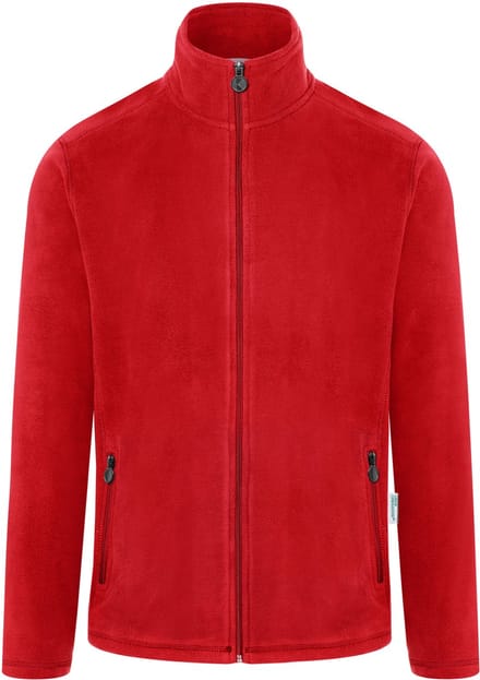 Karlowsky Men´s Workwear Fleece Jacket Warm-Up KY153 - Red (ca. Pantone 186C) - M