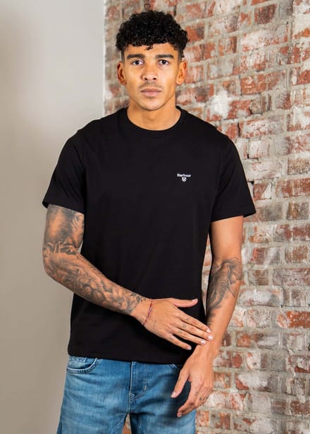Barbour Essential sports tee - black