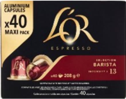 L'OR Barista Cups - 40 stuks