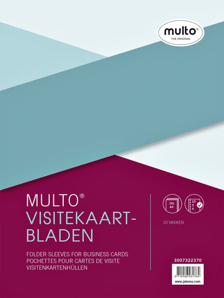 Showtas multo 23r visitekaart a4 235x312mm 10st | 10 stuks