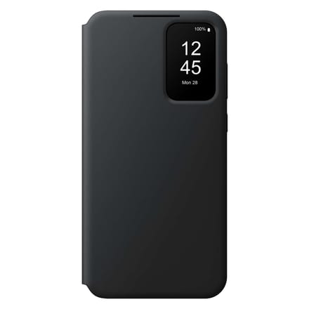 Originele S View Cover voor de Samsung Galaxy A35 - Zwart