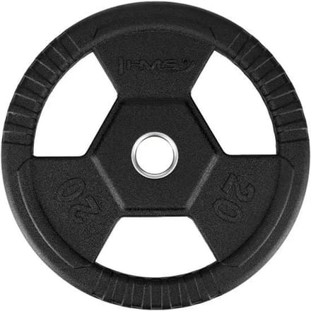Olympische Halteringschijven 2x20kg Rubber - HMS