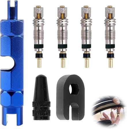 Solidchoice - Set van 7 Fietsventiel Reparatiesets voor Presta Ventielen