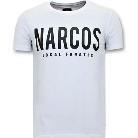 Local Fanatic T-shirt met opdruk narcos pablo escobar